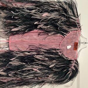 Missoni Feathered jacket with Pink Lining size small